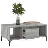 vidaXL Coffee table 90x50x36.5 cm engineered wood white