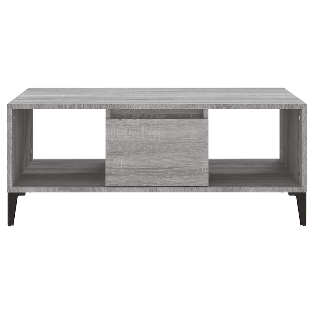vidaXL Coffee table 90x50x36.5 cm engineered wood white
