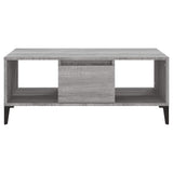 vidaXL Coffee table 90x50x36.5 cm engineered wood white