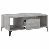 vidaXL Coffee table 90x50x36.5 cm engineered wood white