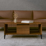 vidaXL Coffee table 90x50x36.5 cm engineered wood white