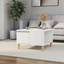 vidaXL Salontafel 55x55x36,5 cm bewerkt hout wit