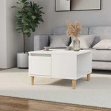 vidaXL Salontafel 55x55x36,5 cm bewerkt hout wit