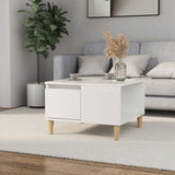 vidaXL Salontafel 55x55x36,5 cm bewerkt hout wit