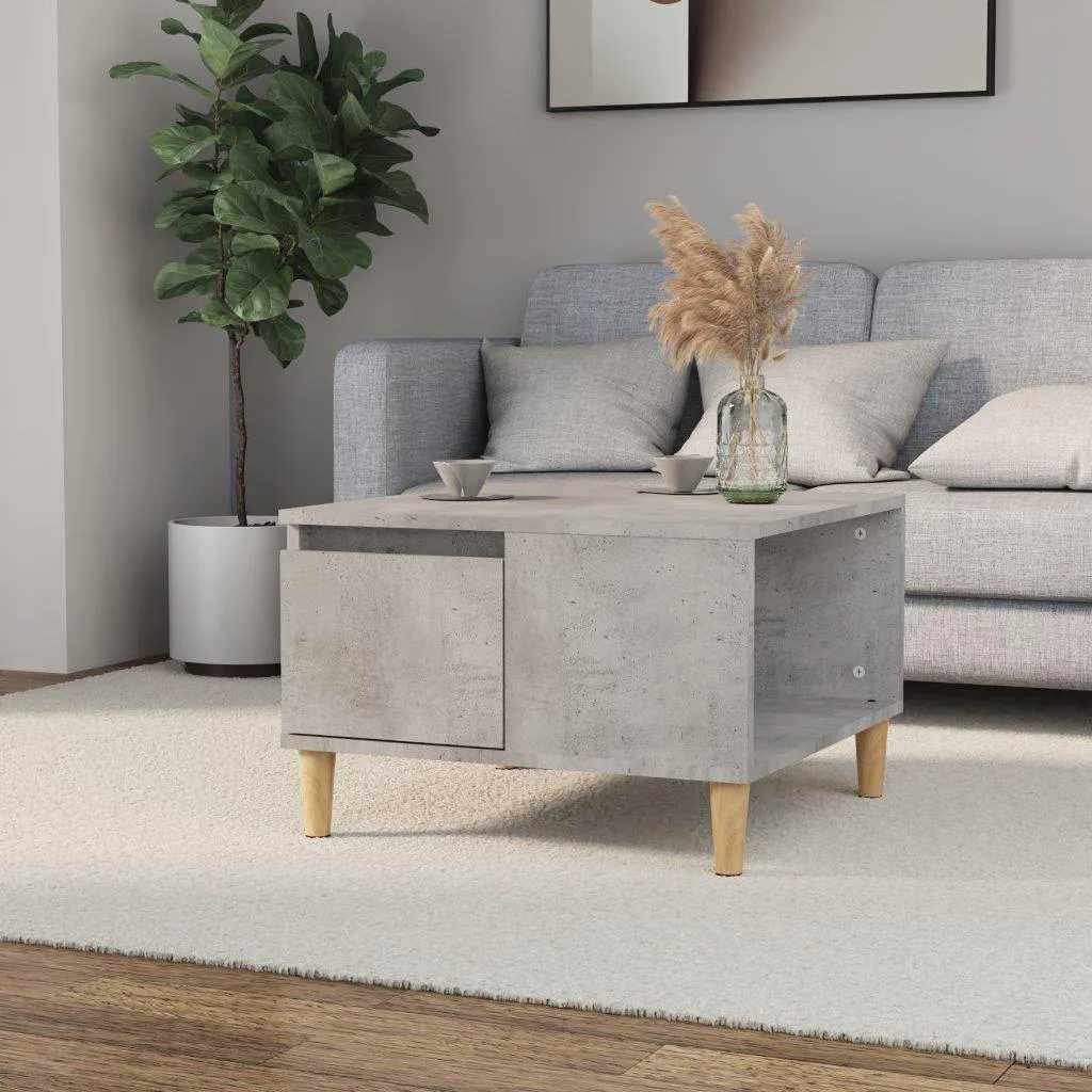 vidaXL Salontafel 55x55x36,5 cm bewerkt hout wit