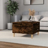 vidaXL Salontafel 55x55x36,5 cm bewerkt hout wit