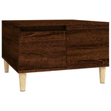 vidaXL Salontafel 55x55x36,5 cm bewerkt hout wit