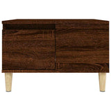 vidaXL Salontafel 55x55x36,5 cm bewerkt hout wit