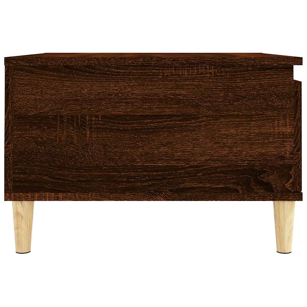 vidaXL Salontafel 55x55x36,5 cm bewerkt hout wit