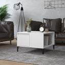 vidaXL Coffee Table 55x55x36.5 cm Engineered Wood White