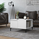 vidaXL Coffee Table 55x55x36.5 cm Engineered Wood White