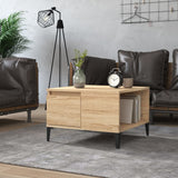 vidaXL Coffee Table 55x55x36.5 cm Engineered Wood White