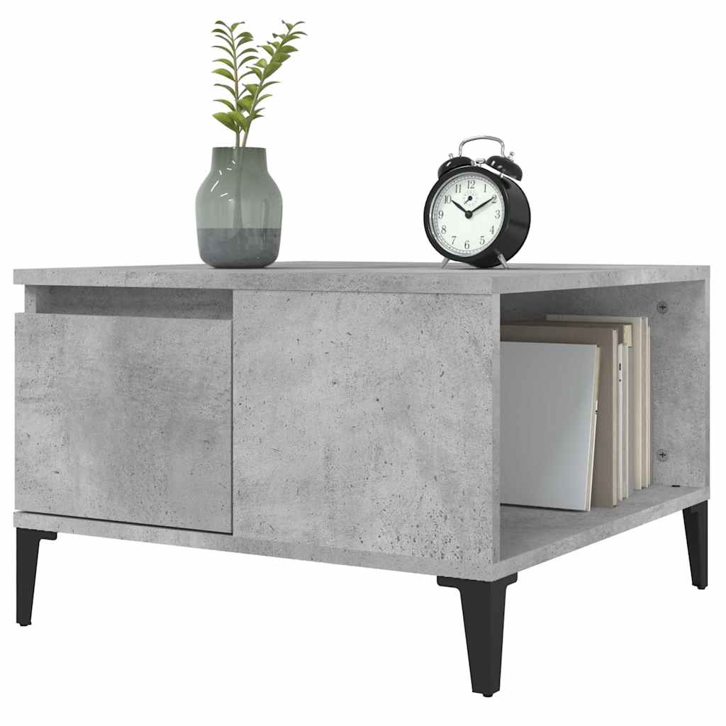 vidaXL Coffee Table 55x55x36.5 cm Engineered Wood White