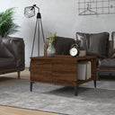 vidaXL Coffee Table 55x55x36.5 cm Engineered Wood White