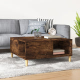 vidaXL Salontafel 80x80x36,5 cm bewerkt hout wit