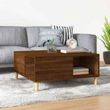 vidaXL Salontafel 80x80x36,5 cm bewerkt hout wit