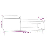 vidaXL Salontafel 100x50x45 cm bewerkt hout wit