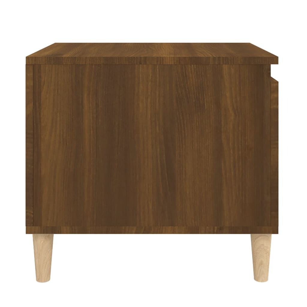 vidaXL Salontafel 100x50x45 cm bewerkt hout wit