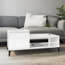 vidaXL Coffee Table 100x50x45 cm Engineered Wood White