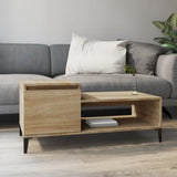 vidaXL Coffee Table 100x50x45 cm Engineered Wood White