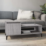 vidaXL Coffee Table 100x50x45 cm Engineered Wood White