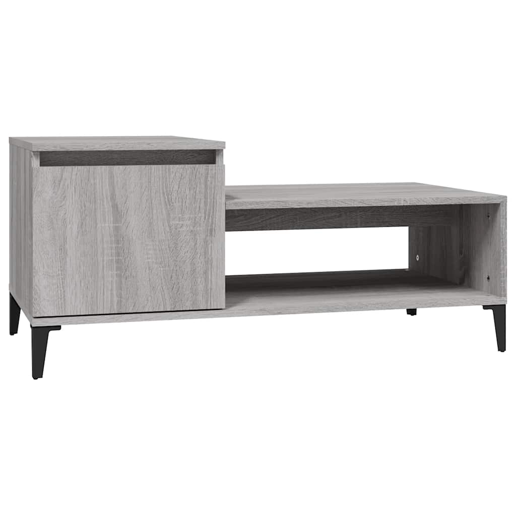 vidaXL Coffee Table 100x50x45 cm Engineered Wood White