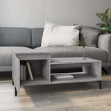 vidaXL Coffee Table 100x50x45 cm Engineered Wood White
