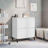 vidaXL Dressoir 60x35x70 cm bewerkt hout wit