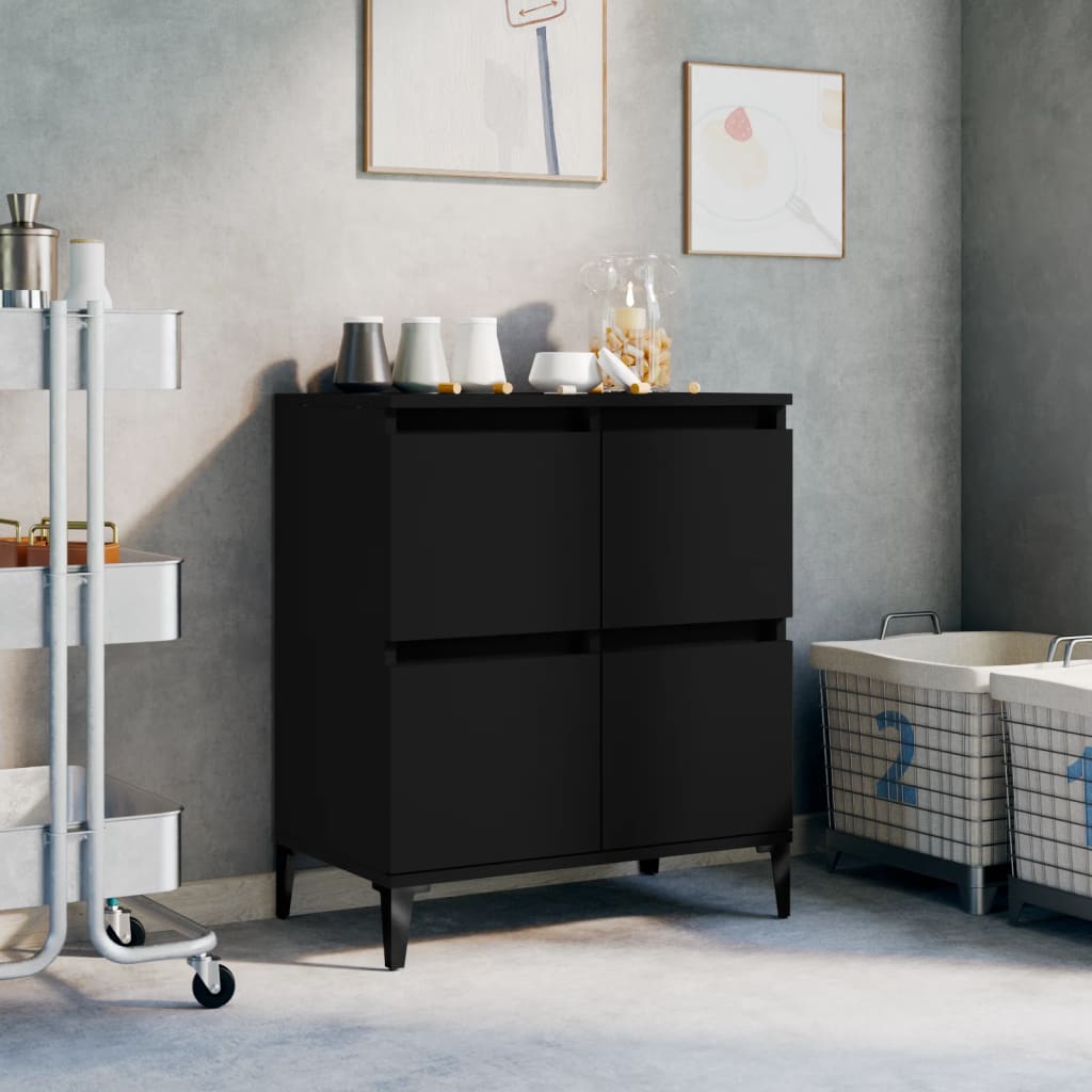 vidaXL Dressoir 60x35x70 cm bewerkt hout wit