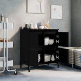 vidaXL Dressoir 60x35x70 cm bewerkt hout wit