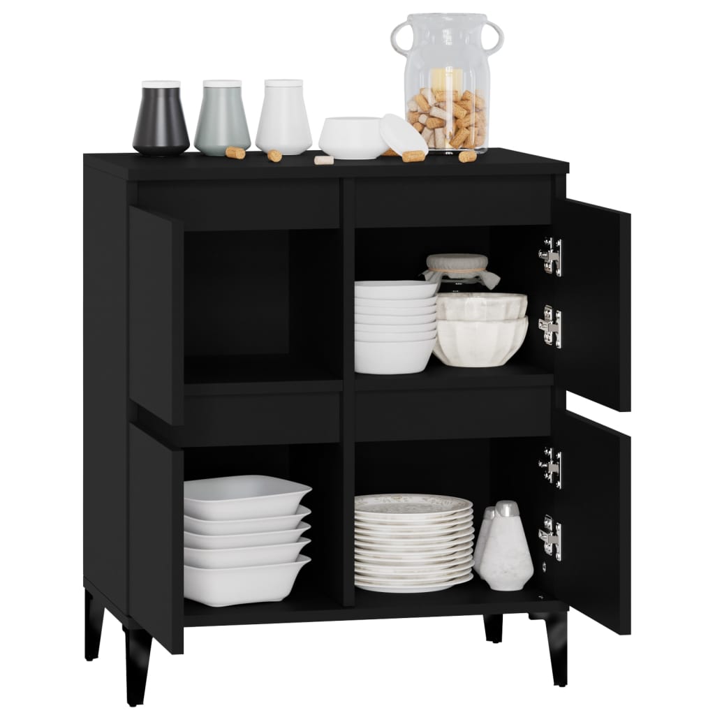 vidaXL Dressoir 60x35x70 cm bewerkt hout wit