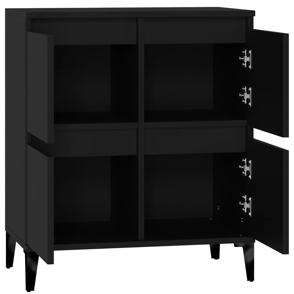 vidaXL Dressoir 60x35x70 cm bewerkt hout wit