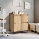 vidaXL Dressoir 60x35x70 cm bewerkt hout wit