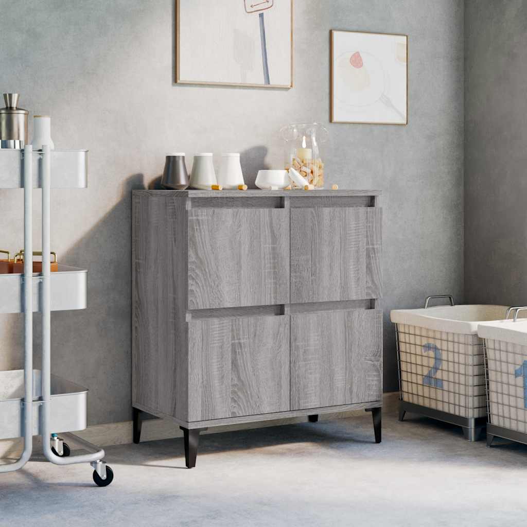 vidaXL Dressoir 60x35x70 cm bewerkt hout wit
