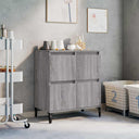 vidaXL Dressoir 60x35x70 cm bewerkt hout wit