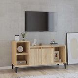 vidaXL Tv-meubel 100x35x55 cm bewerkt hout wit