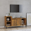 vidaXL Tv-meubel 100x35x55 cm bewerkt hout wit