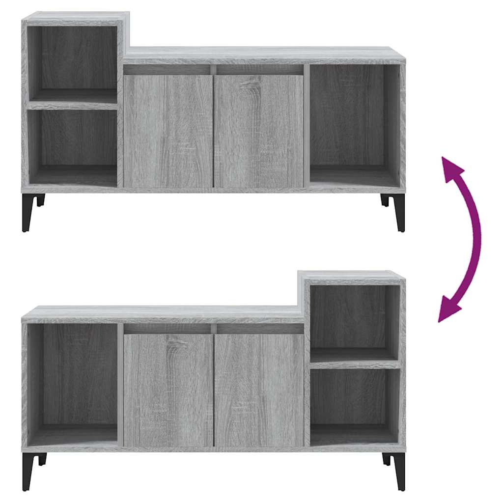 vidaXL Tv-meubel 100x35x55 cm bewerkt hout wit