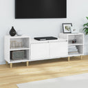 vidaXL TV cabinet 160x35x55 cm engineered wood white