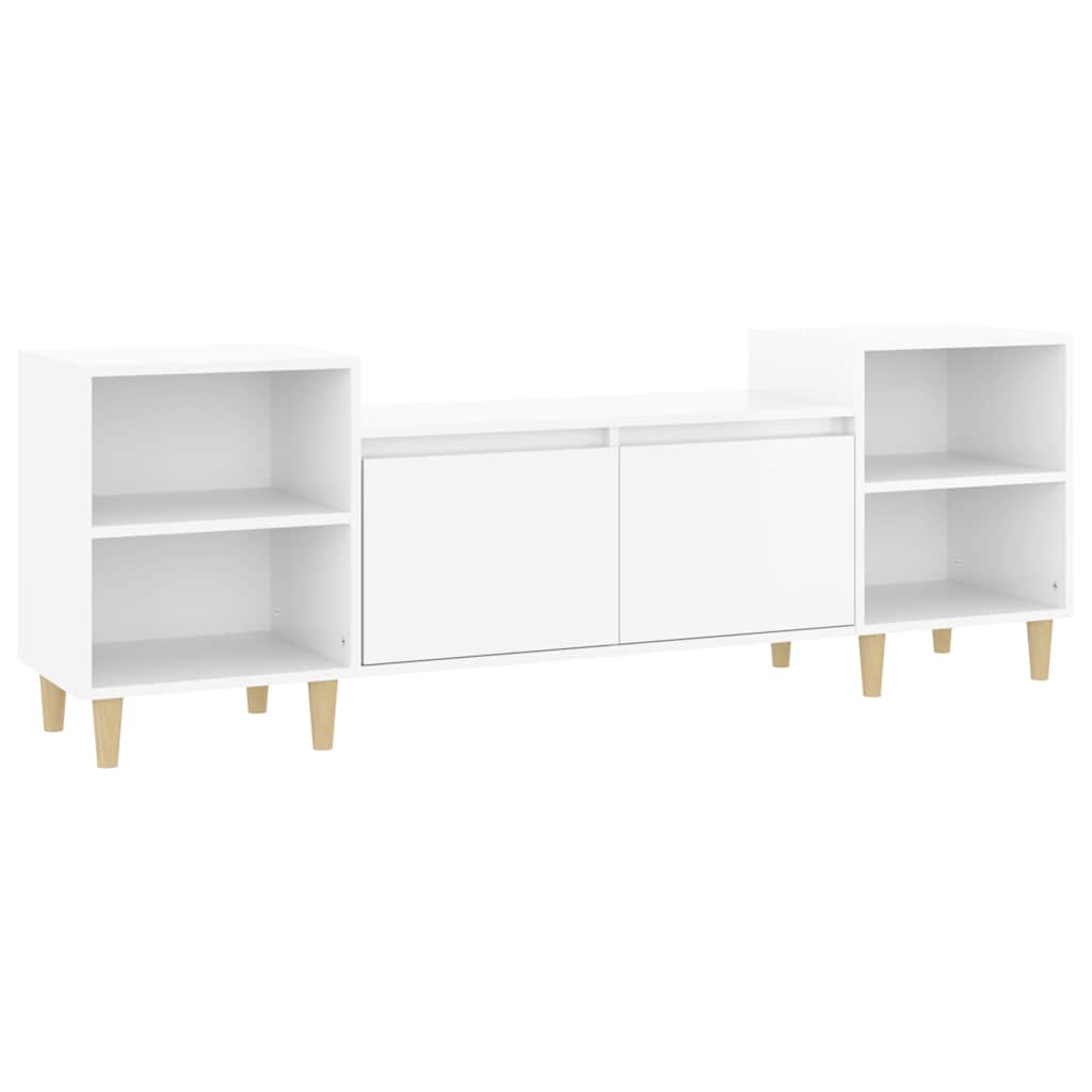 vidaXL TV cabinet 160x35x55 cm engineered wood white