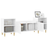vidaXL TV cabinet 160x35x55 cm engineered wood white