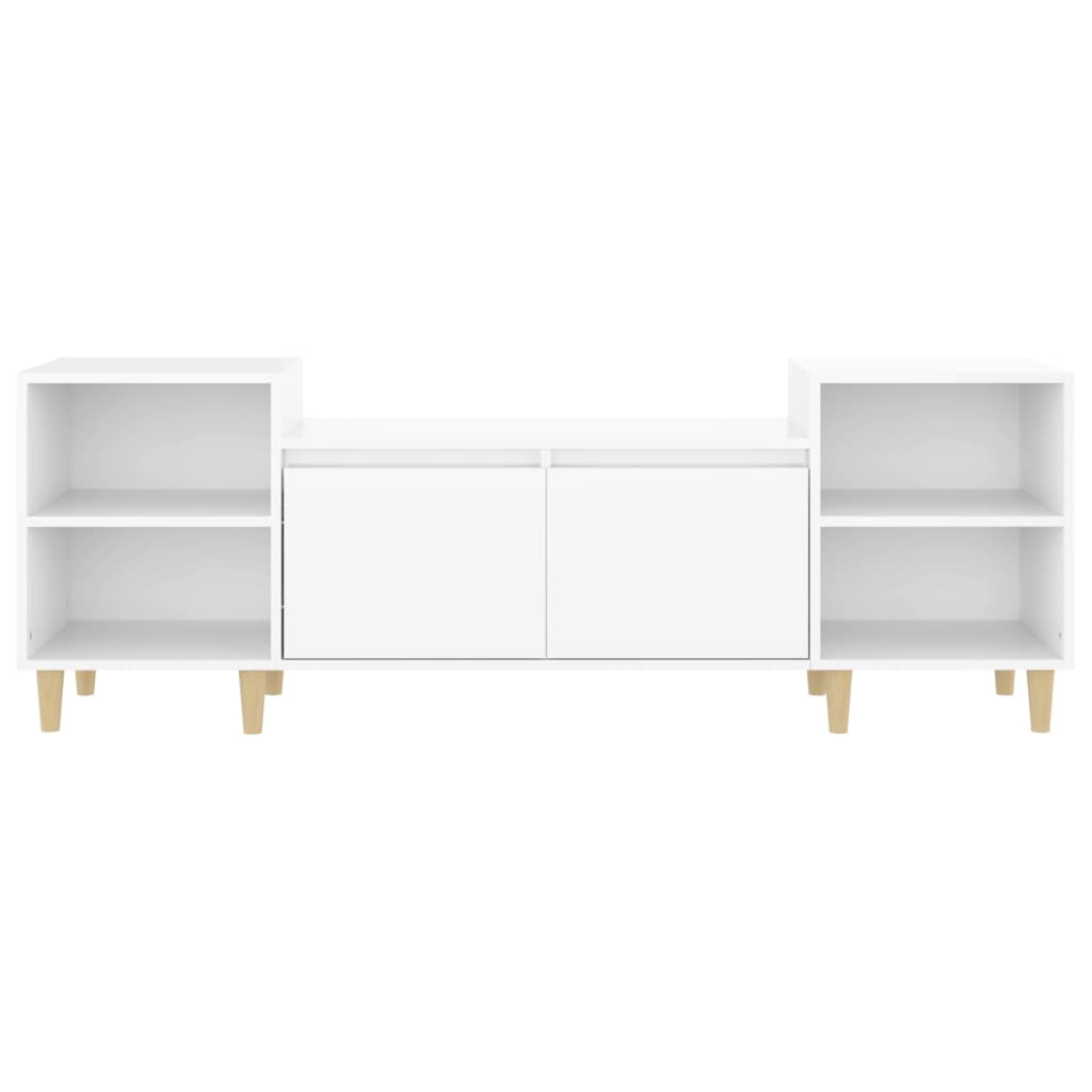vidaXL TV cabinet 160x35x55 cm engineered wood white