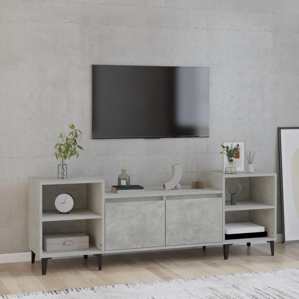 vidaXL Tv-meubel 160x35x55 cm bewerkt hout wit