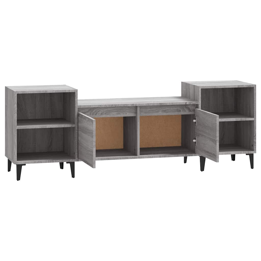 vidaXL Tv-meubel 160x35x55 cm bewerkt hout wit
