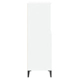 vidaXL Hoge kast 60x36x110 cm bewerkt hout wit