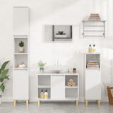 vidaXL Wastafelkast 80x33x60 cm bewerkt hout wit