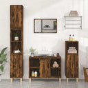 vidaXL Wastafelkast 80x33x60 cm bewerkt hout wit