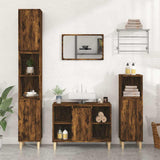 vidaXL Wastafelkast 80x33x60 cm bewerkt hout wit