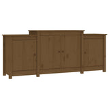 vidaXL Dressoir 164x37x68 cm massief grenenhout