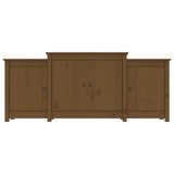 vidaXL Dressoir 164x37x68 cm massief grenenhout